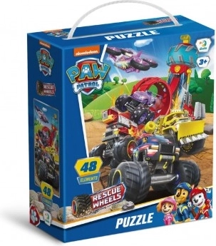 Puzzle cu motivul Patrula Cățelușilor: Salvare pe roți