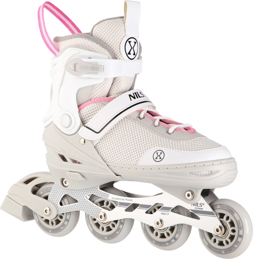 Patine 2în1 NILS Extreme NH18188A gri‑roz – S (29-33)