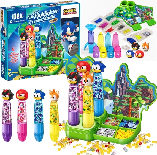 Set creativ pentru realizarea de evidențiatoare Sonic