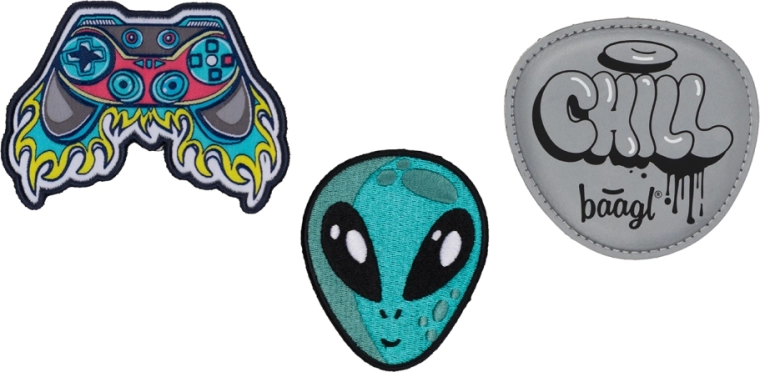 Insigne interschimbabile BAAGL Baaglies – set Chill, 3 buc.