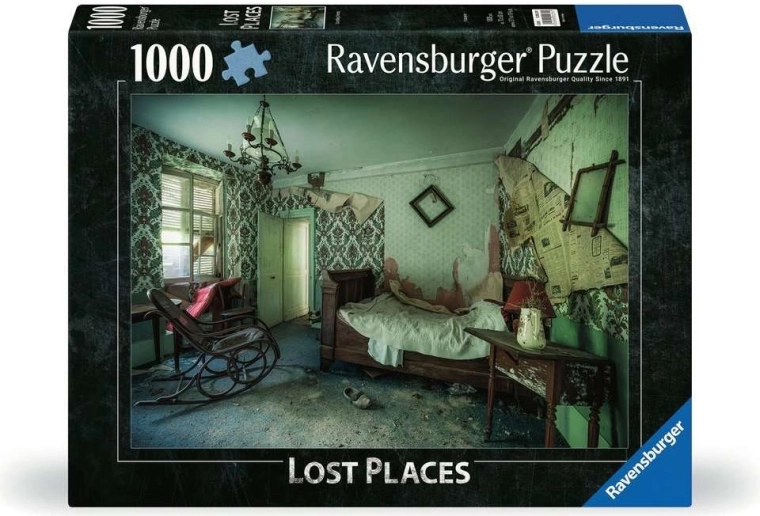 Puzzle Ravensburger Locuri pierdute: Dormitorul verde 1000 de piese