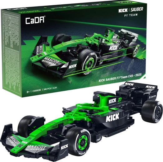 Set de construcție CaDA mașină de curse KICK SAUBER F1 C45 (scară 1:24, 348 piese)