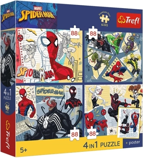 Puzzle 4×88 Premium Plus Kids – Rețeaua distracției