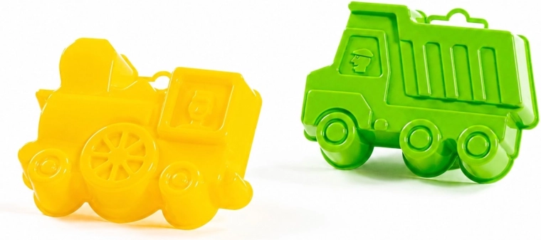 Formă pentru nisip în formă de trenuleț sau camion - 1 bucată