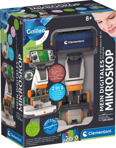 Clementoni Galileo Lab microscop digital 2în1 - 1 bucată