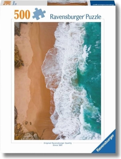 Puzzle Ravensburger Plajă în Cascais, Portugalia 500 de piese