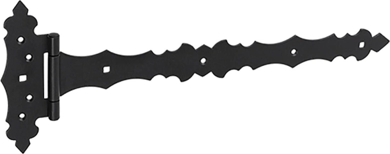 Balama decorativă pentru uși 400 × 30 × 170 × 2,5 mm, neagră