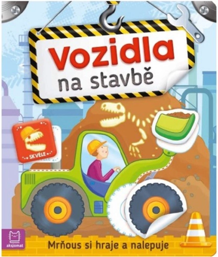 Mârâcios se joacă și lipește: vehicule pe șantier – carte cu autocolante