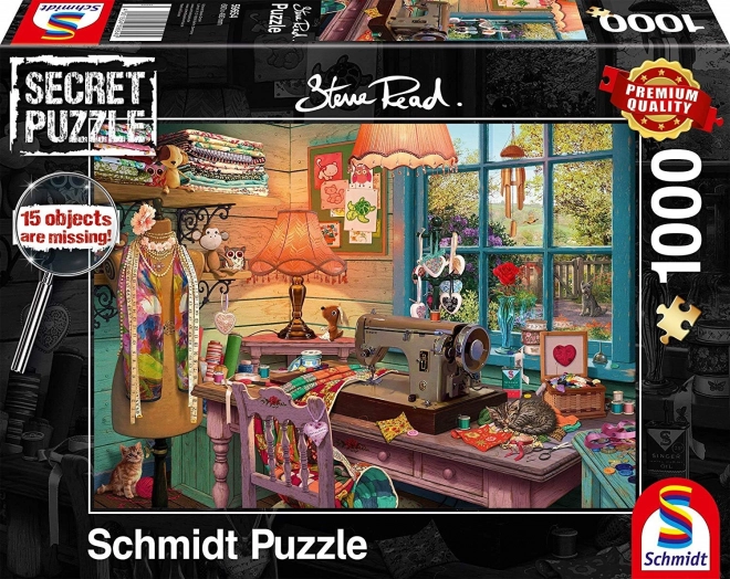 Puzzle Schmidt Secret – atelier de croitorie, 1000 piese