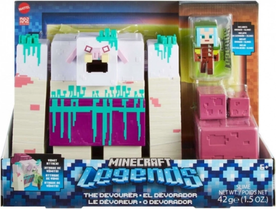 Figurină MINECRAFT LEGENDS Devastator cu mucus + Străjer