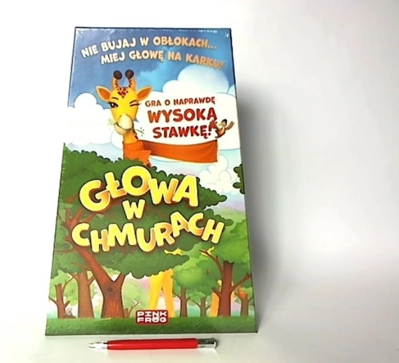 Pink Frog Cu capul în nori – joc de echilibru cu girafă