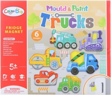 Fabricarea magneților – set creativ cu utilaje de construcții