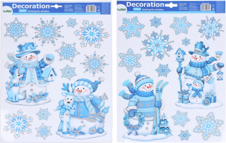 Decorațiuni de fereastră de Crăciun 41 × 29 cm