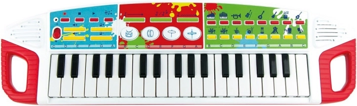 Instrument muzical cu clape pentru copii Szalone Klawisze, 37 de clape