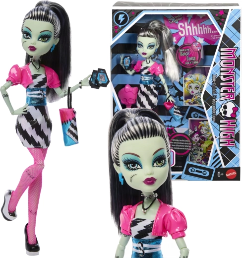 Păpușă de colecție Monster High Frankie Stein Dawn of the Dance Creeproduction, 27 cm, cu accesorii