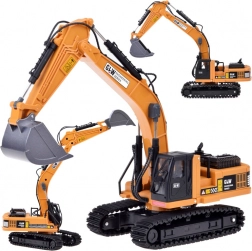 Vehicul de construcții excavator cu funcții de sunet și lumină