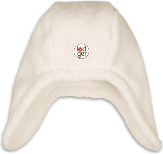 Căciulă de iarnă din fleece Lodger teddy cloud dancer 3–6 luni