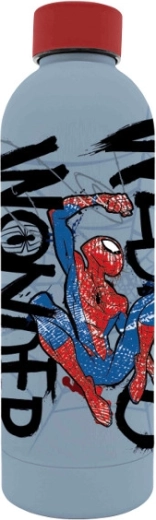 Sticlă din inox cu imprimeu 3D SPIDERMAN 500 ml