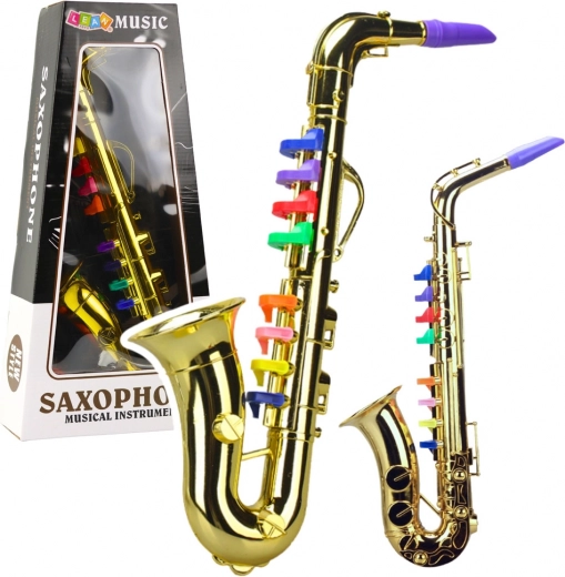 Instrument muzical pentru copii – saxofon auriu