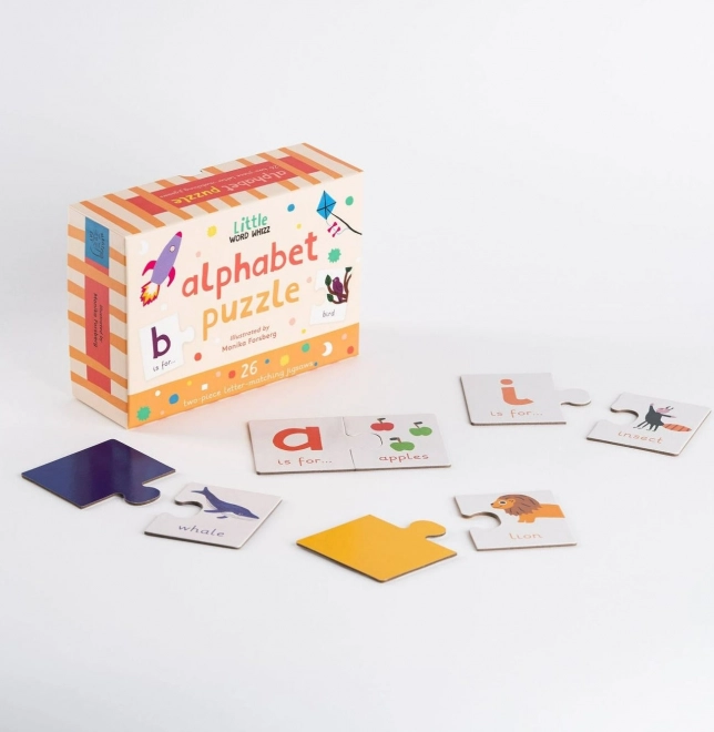 Puzzle Magic Cat Abecedar cu 26x2 piese