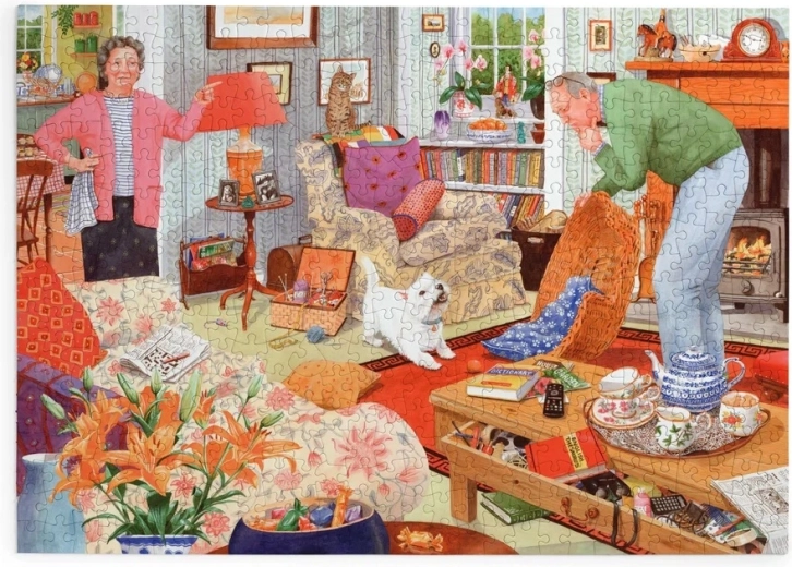 House of Puzzles Unde îmi sunt ochelarii? puzzle cu 500 de piese mari
