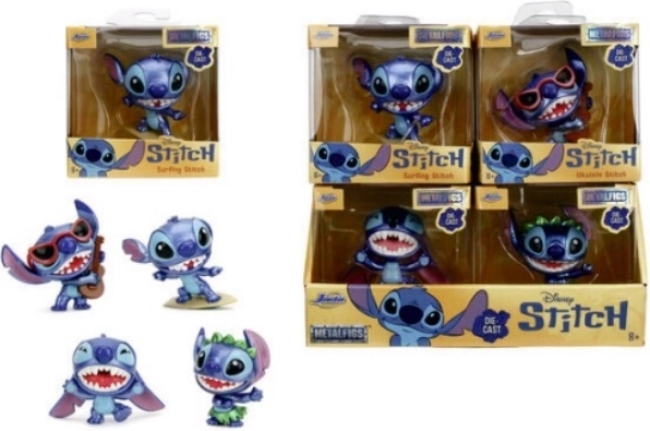 Figurină de colecție metalică Stitch Jada Toys, 6,5 cm