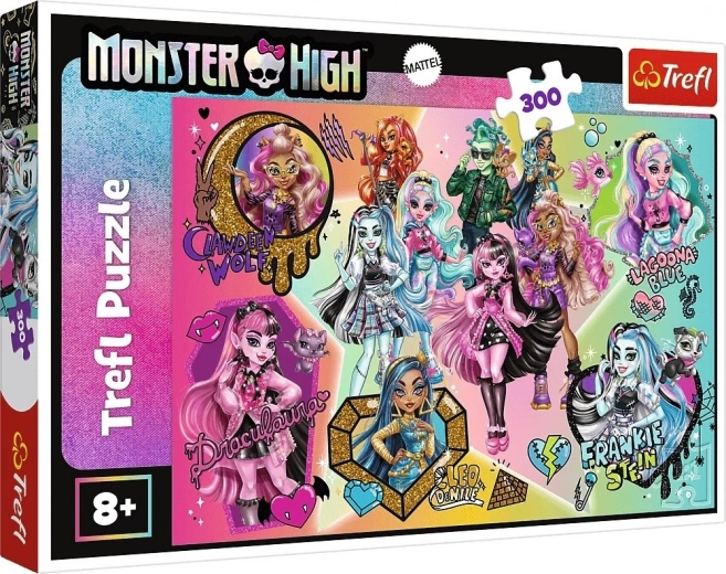 Puzzle cu 300 de piese – zombii domină Monster High