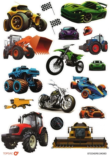 Autocolante moto Topgal Stickers