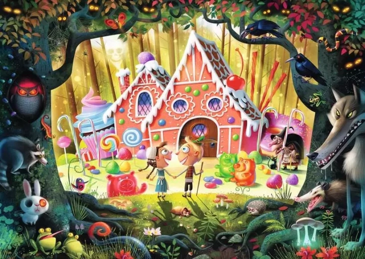 Puzzle Ravensburger Hänsel și Gretel 1000 de piese