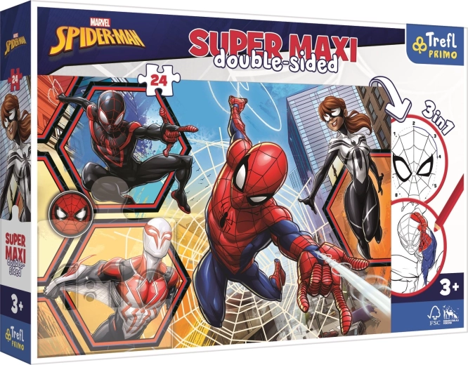 Puzzle față-verso Spider-Man Super Maxi 24 piese