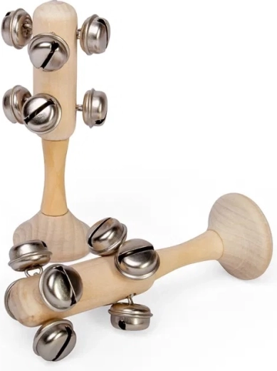 Bigjigs Toys clopoței mini – jucărie din lemn natural