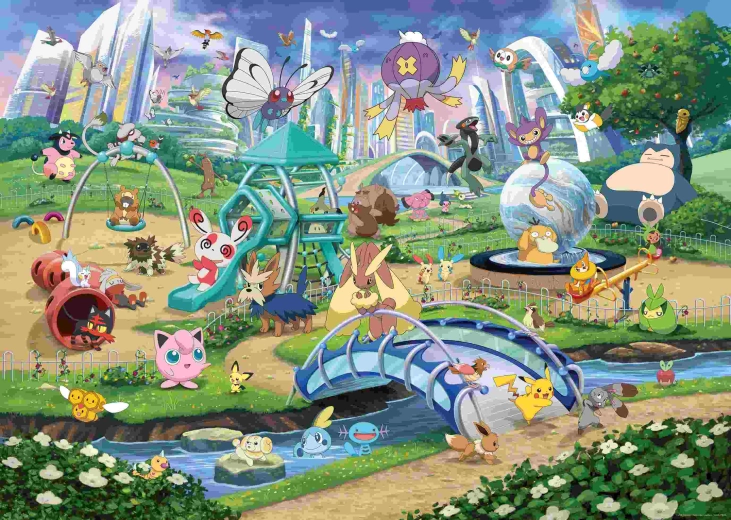 Puzzle Ravensburger Pokémon Breakout 1, 1000 de piese