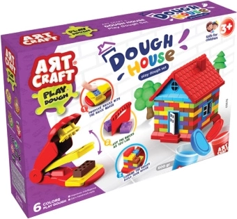 Set Art craft pentru modelaj – căsuță colorată