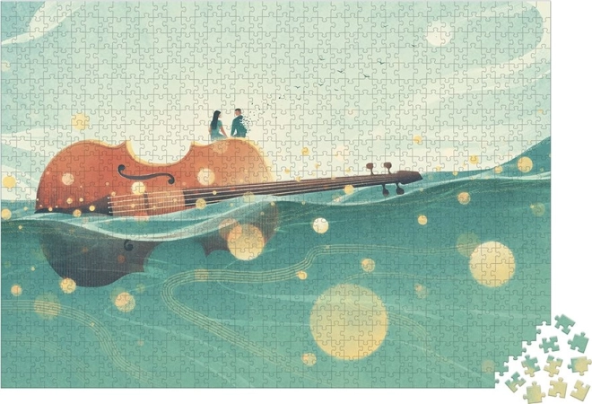 Puzzle Janod Viori Plutitoare 1000 Piese