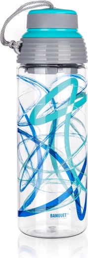 Sticlă de băut din tritan 550 ml BANQUET QUEST turcoaz