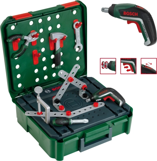 Klein Bosch Mini atelier în valiză cu șurubelniță cu acumulator IXOLINO II
