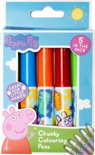 Alltoys markere Purcelușa Peppa 5 buc