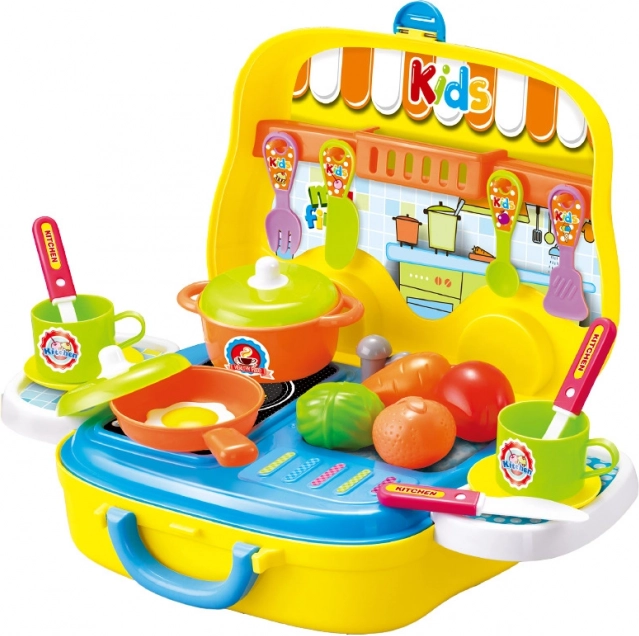 Geantă de bucătărie în formă de mașină pentru micii bucătari