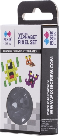 Set tematic Pixie Crew de pixeli mici cu litere și simboluri