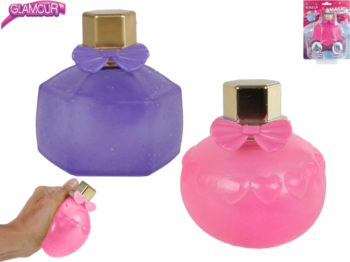 Glamour minge extensibilă în formă de sticluță de parfum 8 cm