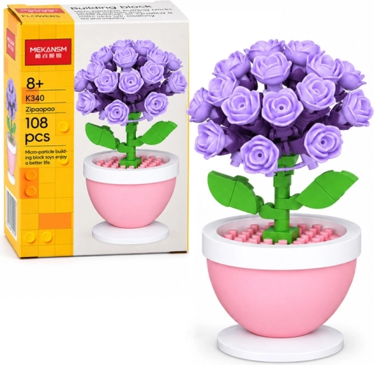 Set de construit mini hortensie în ghiveci - 1 bucată