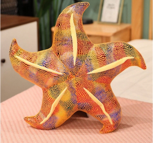 Stea de pluș galbenă pernă 45 cm