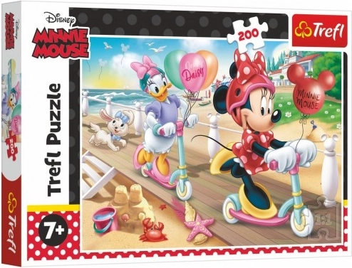 Puzzle 200 piese Minnie la plajă Disney Minnie