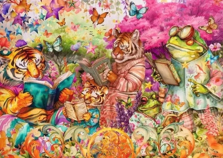 Puzzle Ravensburger Clubul de carte 1000 piese