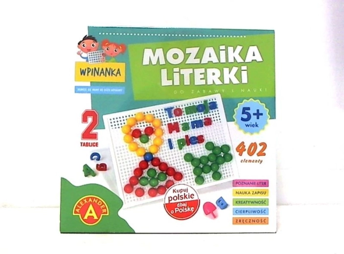 Mozaic educativ cu litere