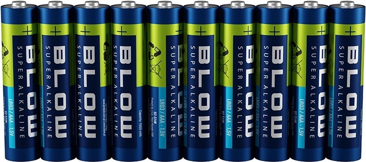 Baterii alcaline AAA (LR03) BLOW Super Alkaline 10 buc