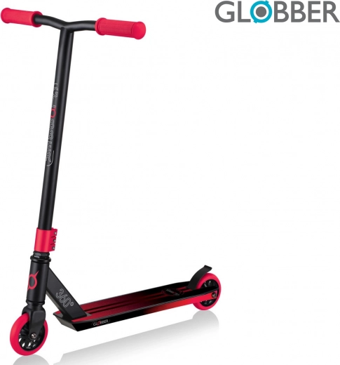 Globber Freestyle Trotinetă STUNT SCOOTER GS 360 Negru / Roșu