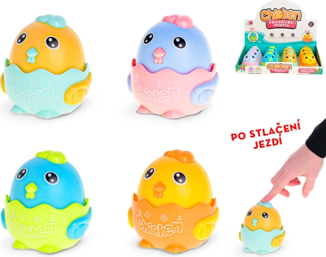 Puișor mobil 7 cm – jucărie interactivă pentru copii de la 3 ani