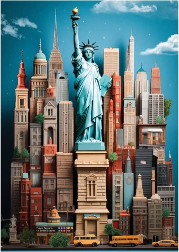 Puzzle New York 1500 piese