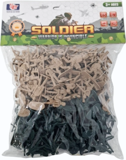 Soldăței din plastic – set de figurine pentru scene de luptă